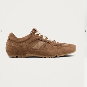 Women’s Brown Suede Sneakers